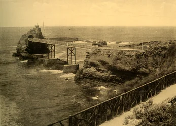Biarritz - La Roca de la Virgen, c1930
