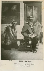 Postal de Bill Bailey. Bill Bailey, ¿No quieres por favor volver a casa? fue una canción popular publicada en 1902