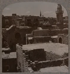 Vista aérea de Lydda, c. 1900