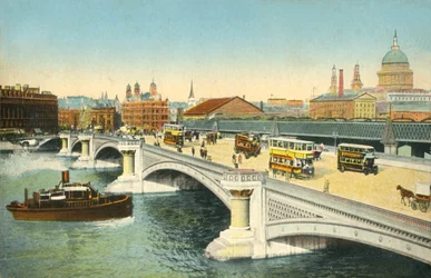 Puente de Blackfriars, Londres, c1910