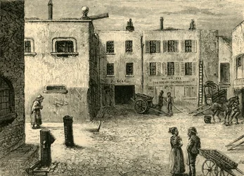 Bleeding Heart Yard, c. 1872