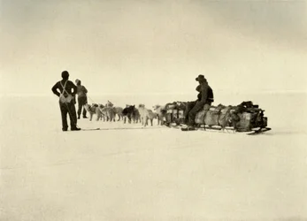 Fiesta del depósito de Bluff en la barrera, c1908, 1909