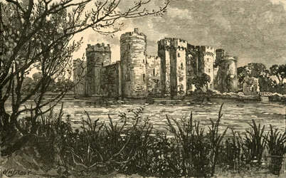 Castillo de Bodiam, 1898