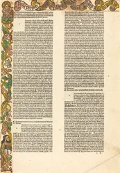 Borde de un almanaque