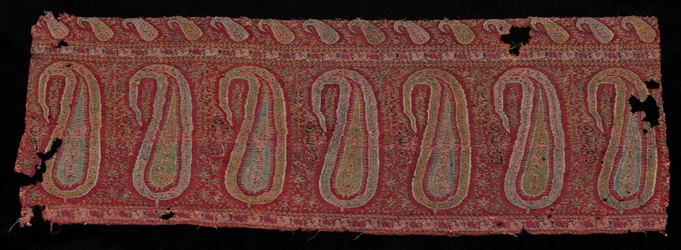 Borde de un Chal, 1800s