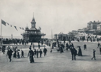 Bournemouth - La aproximación al muelle, 1895