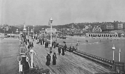 Muelle de Bournemouth, c1910