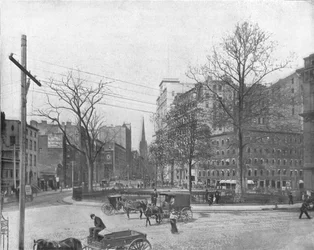 Bowling Green, Nueva York, EE.UU., c1900