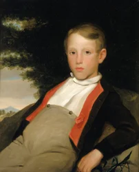 Niño en un paisaje, ca. 1840