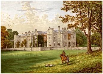 Brantingham Thorpe, Yorkshire, hogar de la familia Sykes, c1880