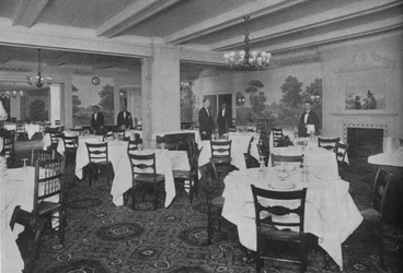 Sala de desayunos, Hotel Roosevelt, Ciudad de Nueva York, 1924