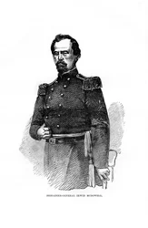 Brigadier General Irvin McDowell, oficial militar estadounidense, 1872