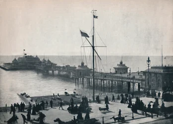 Brighton - El Muelle Oeste, 1895