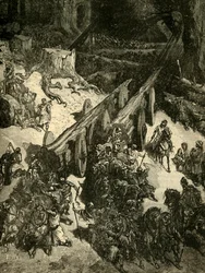Trayendo cedro del Líbano, 1890