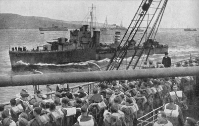 Tropas británicas desembarcan en Noruega, 1940