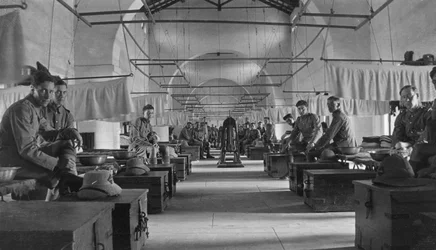 Cuarteles del ejército británico, Agra, India