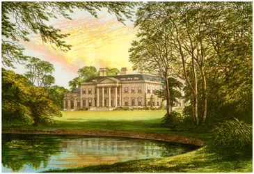 Broadlands, Hampshire, hogar de la familia Cowper-Temple, c. 1880