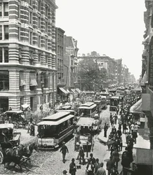 Broadway, Nueva York, EE.UU., 1895