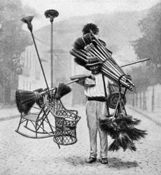 Vendedor de escobas, Río de Janeiro, Brasil, 1922
