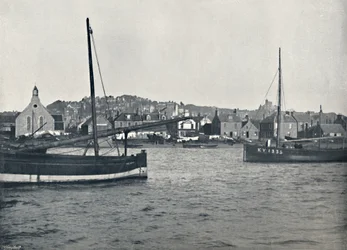 Broughty Ferry - Vista desde el río, 1895