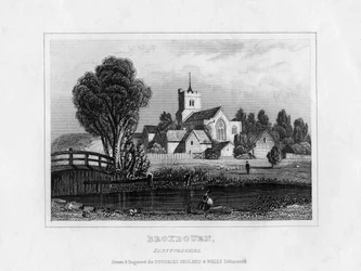 Broxbourne, Hertfordshire, mediados del siglo XIX