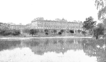 Palacio de Buckingham en la época de Victoria, 1901
