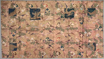 Túnica de sacerdote budista Kesa, 1800s