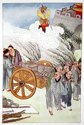 Budistas como esclavos en el país de los carros lentos, 1922