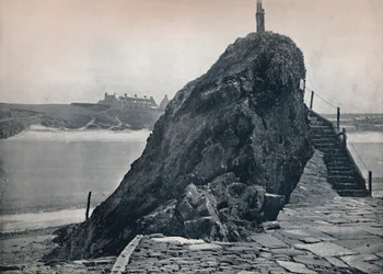 Bude - La Roca de la Capilla, 1895