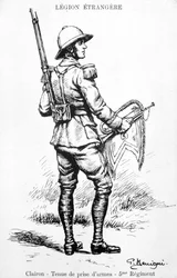 Corneta, 5º Regimiento de la Legión Extranjera Francesa, siglo XX