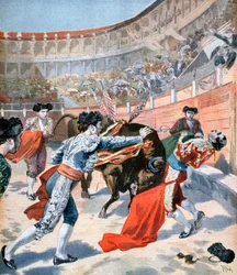 Corrida de toros en Madrid, España, 1894