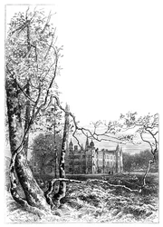 Jardines de Burleigh House, Stamford, Lincolnshire