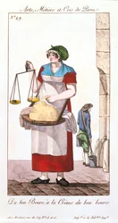Vendedor de mantequilla, 1826