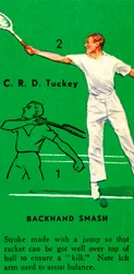 C. R. D. Tuckey - Golpe de revés, c1935