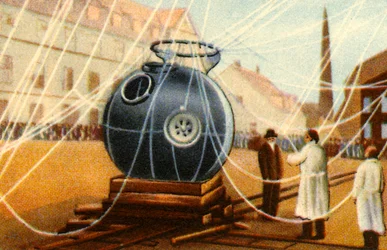 Cabina del globo de investigación de altitud de Piccard, 1931, 1932