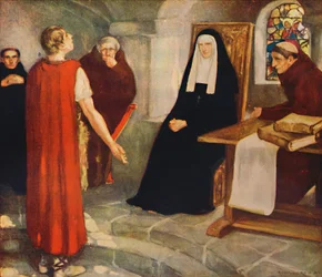 Caedmon ante Santa Hilda