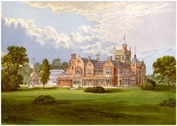 Caen Wood Towers, Middlesex, hogar de la familia Reckitt, c1880