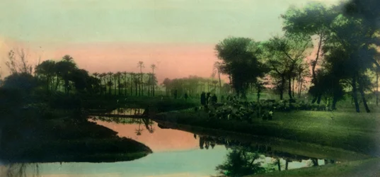 El Cairo: Pueblo nativo cerca de Gizeh, c1918-c1939
