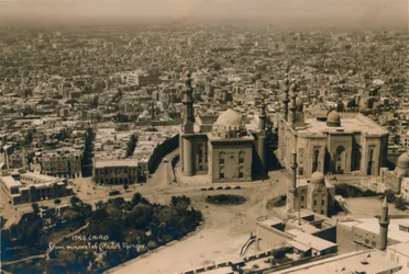El Cairo, desde el minarete de la Mezquita de la Ciudadela, 1936
