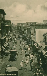 Calcuta. Burra Bazaar, 1910