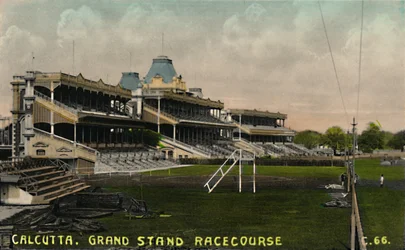 Calcuta. Tribuna del hipódromo, c1930s