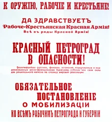 Llamado a luchar contra la intervención, 1918-1920
