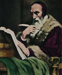 Calvino 1509-1564. - Pintura de Scheffer, 1934