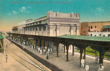 Camagüey. Estación del Ferrocarril. Estación de Ferrocarril, Cuba, c1910s