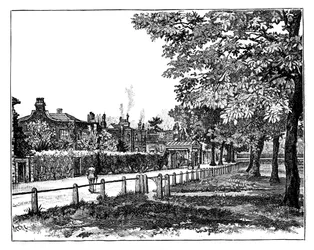 Cambridge Cottage, Kew, Londres, siglo XIX