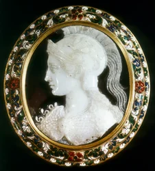 Camafeo de Minerva, diosa romana de la sabiduría
