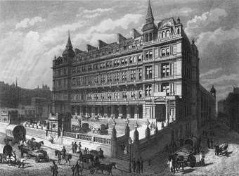 Estación de Ferrocarril de Cannon Street, Ciudad de Londres, c1870 1878