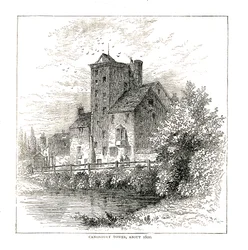 Torre Canonbury alrededor de 1800, 1878