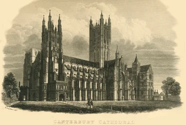 Catedral de Canterbury, principios-mediados del siglo XIX