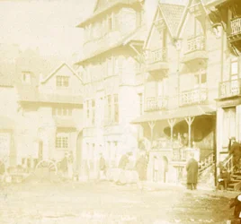 Campamento, La Panne, Flandes, Bélgica, c1914-c1918